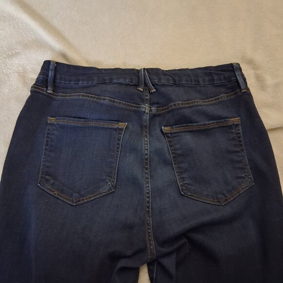 Good American Size 16 Good Mama Side Inserts Skinny Leg Dark Wash Jeans - Picture 10 of 15